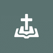 bible icon with green background