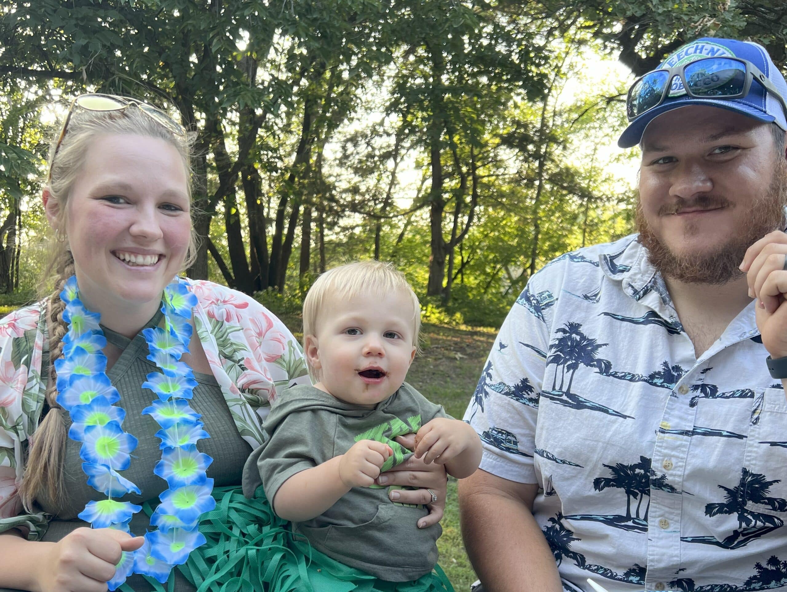 family in the park