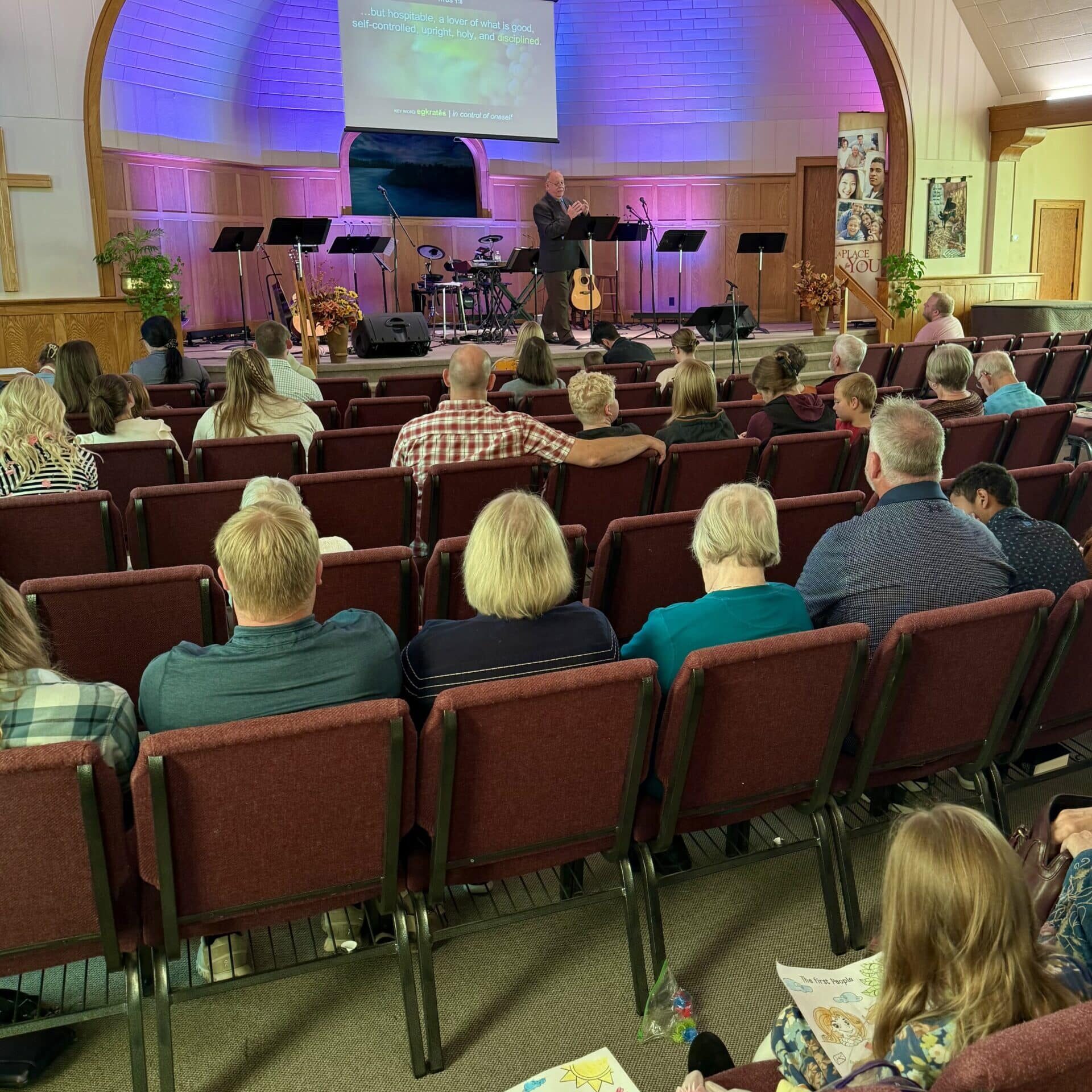 cornerstone church pastor preaching to members